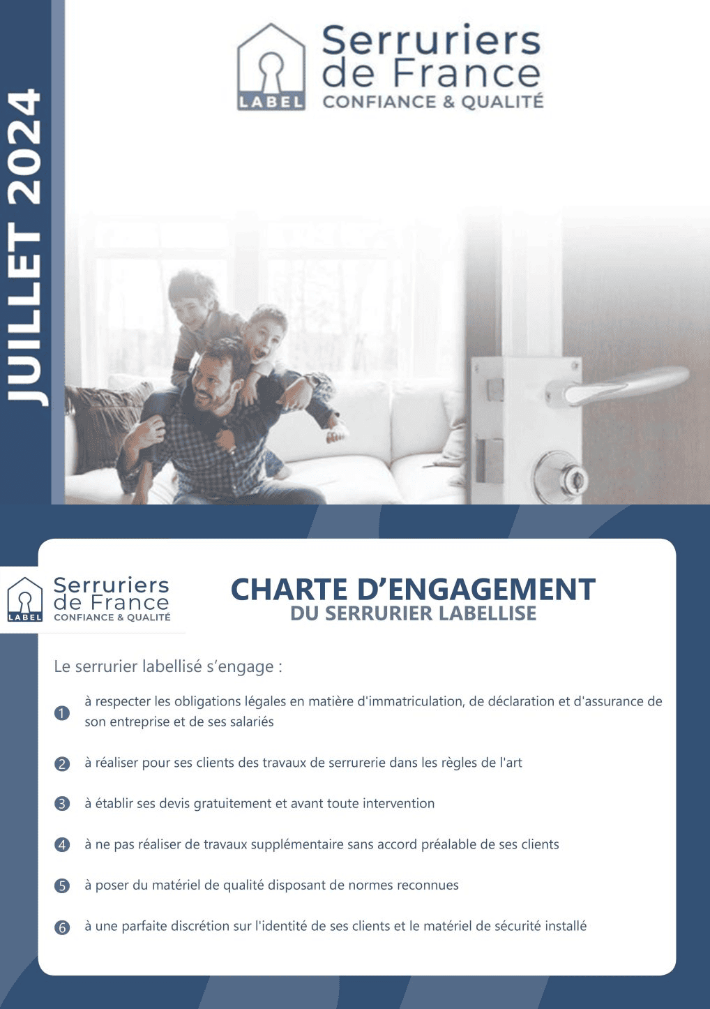 Charte déontologique des Serruriers de France