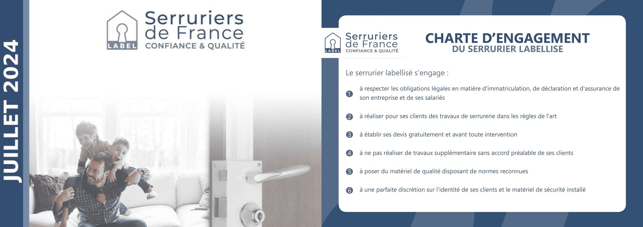 Charte déontologique des Serruriers de France